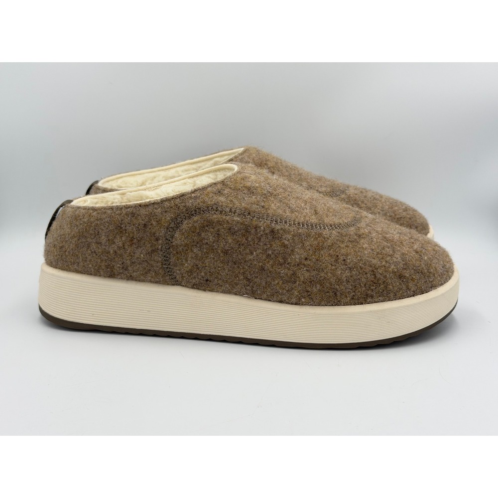 Allbirds Kiwi Clogs Mens 12 Brown Wool Slip On Mules Shoes Sherpa Lined